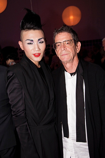 Hahn-Bin with Lou Reed at MoMA